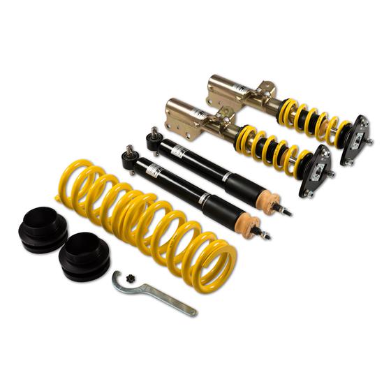 ST XTA Height, Rebound Adjustable Coilover Kit w/ Top Mounts 2015+ Ford Mustang (S-550)