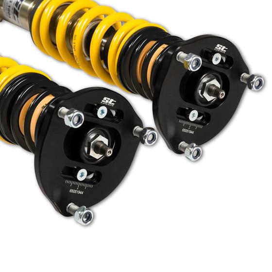 ST XTA Height, Rebound Adjustable Coilover Kit w/ Top Mounts Mitsubishi Evo 10