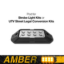 XK Glow Plug n Play Strobe Pod Light Series - Amber 1pc-1