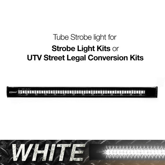 XK Glow Tube Plug n Play Strobe Light Series - White 1pc 12in