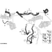 BMW Return Pipe - Genuine BMW 11537806706