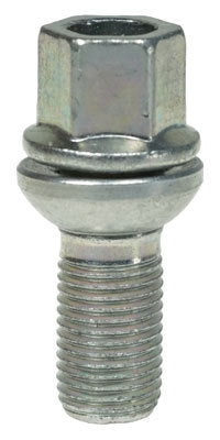 Bolt Hex17 M14x1.5x27.5 R13 TL51 Hollow Head White Zinc.+ Moving Washer