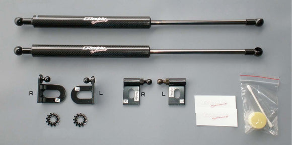 GReddy 08-11 Mitsubishi Evo X CZ4A Engine Hood Lifter Kit (Designed for OEM weight hoods.)