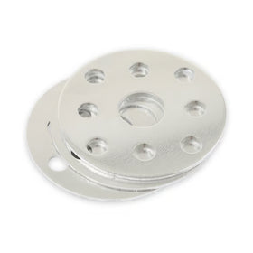 Mr. Gasket Water Pump Pulley Shim Kit - 3-Piece One 1/8 Inch Thick, Two 1/16 Inch Thick - 0