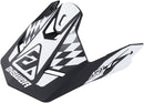 Answer AR1 Sweep Visor Black/White-1