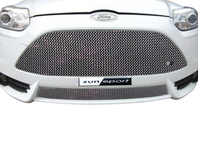 Zunsport Ford Focus ST Mk3 Full Grille Set - Silver finish