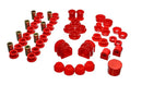 Energy Suspension 91-02 Saturn S Series Coupe/Sedan/Wagon Red Hyper-Flex Master Bushing Set-1