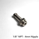 Ticon Industries 4mm Nipple Type 40mm OAL 1/16in NPT Fitting-1
