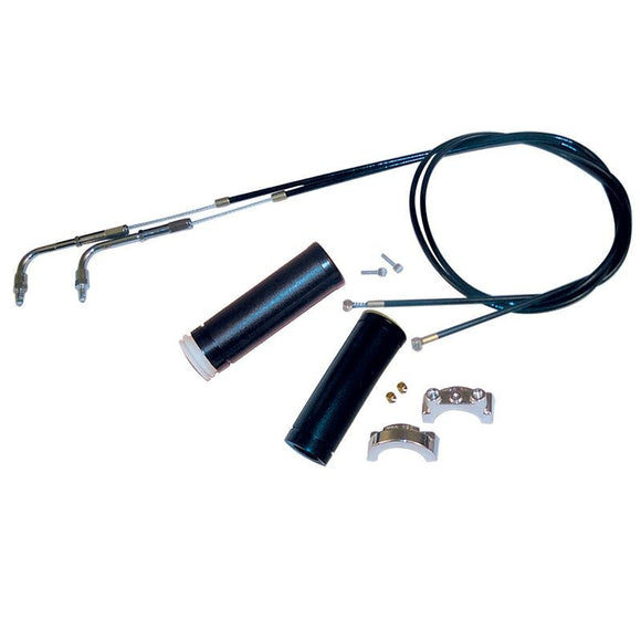 S&S Cycle 1in Handlebars 2-Cable Throttle Assembly Cable - 39in