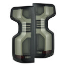 AlphaRex 19-24 Chevy Silverado 1500 / 20-24 2500HD/3500HD LUXX-Series LED Tail Lights Black-1