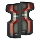 AlphaRex 19-24 Chevy Silverado 1500 / 20-24 2500HD/3500HD LUXX-Series LED Tail Lights Red-1