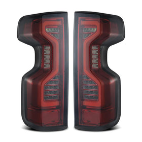 AlphaRex 19-23 Chevrolet Silverado 1500/2500HD/3500HD PRO-Series LED Tail Lights Red Smoke