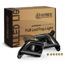 AlphaRex 19-23 Chevrolet Silverado 2500/3500HD DoubleTap Dual Color LED Projector Fog Lights-1