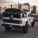 AlphaRex 19-24 Jeep Gladiator JT Nova-Series Prismatic LED Tail Lights - Black-Red-2