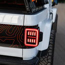 AlphaRex 19-24 Jeep Gladiator JT Nova-Series Prismatic LED Tail Lights - Chrome-3