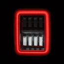 AlphaRex 19-24 Jeep Gladiator JT Nova-Series Prismatic LED Tail Lights - Chrome-4