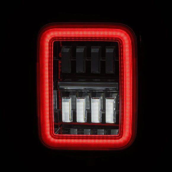 AlphaRex 19-24 Jeep Gladiator JT Nova-Series Prismatic LED Tail Lights - Chrome