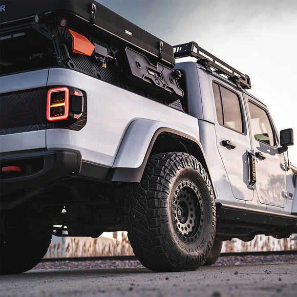 AlphaRex 19-24 Jeep Gladiator JT Nova-Series Prismatic LED Tail Lights - Chrome