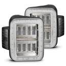 AlphaRex 19-24 Jeep Gladiator JT Nova-Series Prismatic LED Tail Lights - Chrome-1