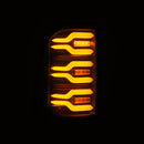 AlphaRex 19-21 Dodge Ram 1500 Luxx-Series LED Tail Lights Black w/Activ Light/Seq Signal-4