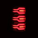 AlphaRex 19-21 Dodge Ram 1500 Luxx-Series LED Tail Lights Black/Red w/Activ Light/Seq Signal-3