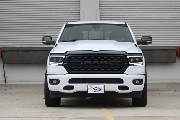 AlphaRex 19-22 Dodge Ram 1500 PRO-Series Projector Headlights Black w/Seq Signal/DRL