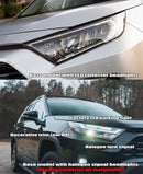 AlphaRex 19-23 Toyota RAV4 NOVA LED Projector Headlights Black-2