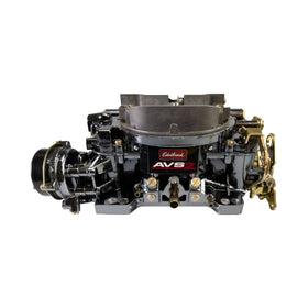 Edelbrock Carburetor AVS2 Series 650 CFM Electric Choke - Black Plasma Finish - 0