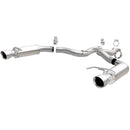 MagnaFlow Axle Back, SS, 3in, Competition, Dual Split Polished 4.5in Tip 2015 Ford Mustang GT V8 5.0-1