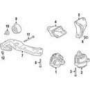 BMW Engine Mount Bracket - Genuine BMW 22116854886-2
