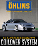ÖHLINS RACING ROAD & TRACK COILOVER SYSTEM: 1999–2004 PORSCHE 911 GT2/GT3-6
