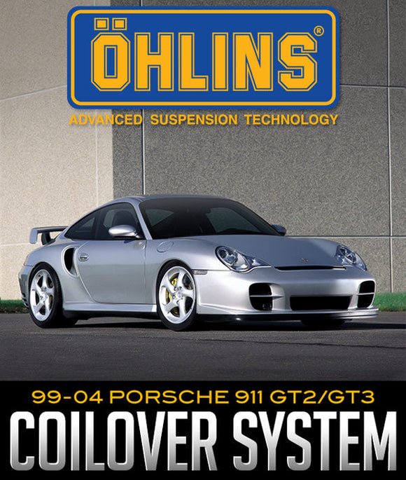 ÖHLINS RACING ROAD & TRACK COILOVER SYSTEM: 1999–2004 PORSCHE 911 GT2/GT3