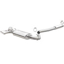 MagnaFlow CB SS 2.5/3in Dual Straight DS Rear Ext 3in Tip 12-15 BMW 328i /428i 2.0L Coupe Sedan-1