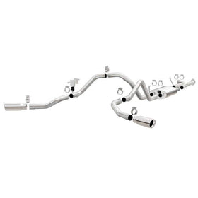MagnaFlow Cat-Back 07-09 Toyota Tundra SC LB / CC SB 5.7L V8 SS 2.5 Dual Split Rear 4in Tip