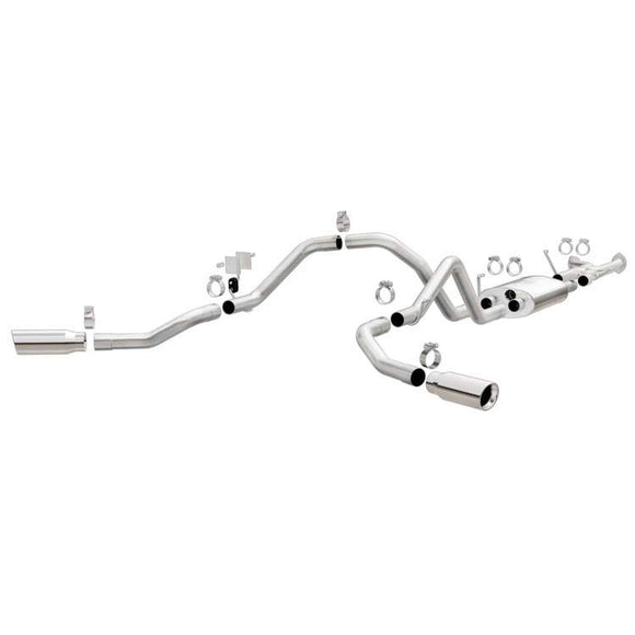 MagnaFlow Cat-Back 07-09 Toyota Tundra SC LB / CC SB 5.7L V8 SS 2.5 Dual Split Rear 4in Tip