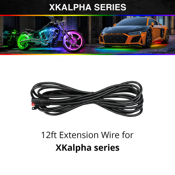 XK Glow 5pin Extension Wire Xkalpha - 12 Ft