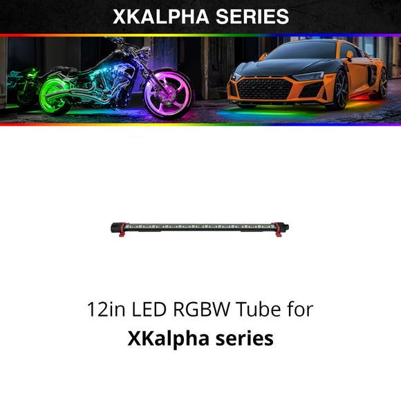 XK Glow LED RGBW Tube XKalpha - 12in