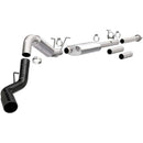 MagnaFlow 11-19 GM 2500/3500 6.0L 4in Single Passenger Side Rear Exit Cat-Back Exhaust w/Black Tips-1