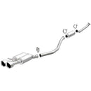 MagnaFlow 2017+ Honda Civic 1.5L 409 SS Single Exit Polished 4.5in Dual Tips Cat-Back Exhaust-1