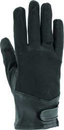 Kuryakyn Leather By River Road Pecos Leather Mesh Gloves Black - Medium-1