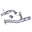 BBK 11-14 Ford F-150 Coyote 5.0 3in Short Exhaust Mid Y-Pipe w/ Catalytic Converters (For 1947)-1
