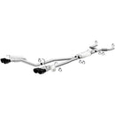 MagnaFlow 20-21 Ford Explorer 3.0L V6 Dual Exit Quad Black Chrome Tip Street Series Cat-Back Exhaust-1