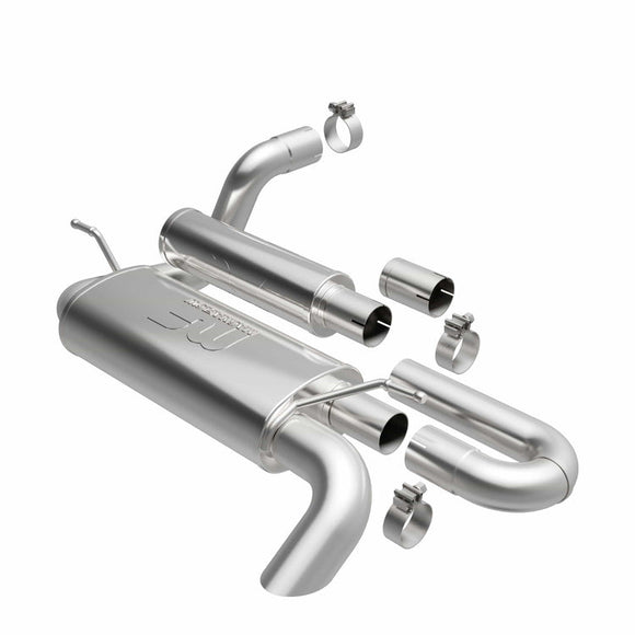 MagnaFlow 2018-2023 Jeep Wrangler Overland Series Axle-Back Performance Exhaust System
