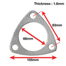 Apexi Muffler Accessories Triangle Muffler/Downpipe Gasket. 3-Bolt (Nissan) NA S-1