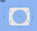 Vibrant MAF Sensor Adapter Plate for Subaru applications use w/ 3in Inlet I.D. filters only-1