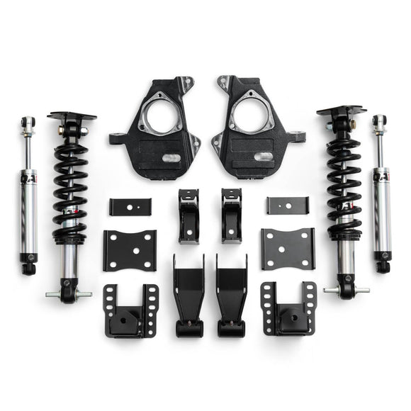 LK11-GMT03 4/6 Lowering Kit, 07-16 Silverado/Sierra 1500, 2WD, Cast Steel Arms, Single Adjustable