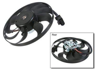 Radiator Fan Assembly And Motor (Left) - VW/Audi /Mk4 1.8T Auto / 24v VR6 Six-Speed