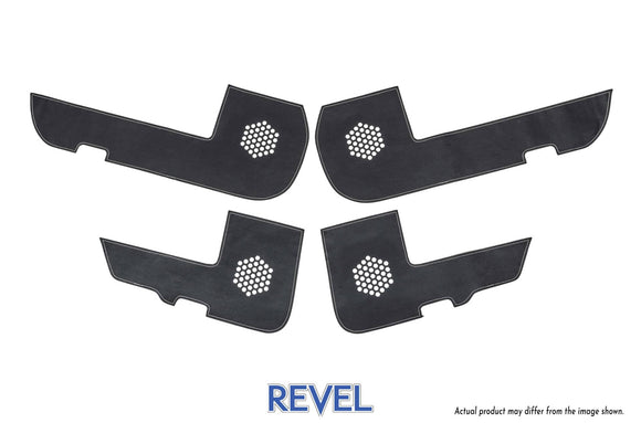 Revel GT Design 23-24 Toyota Land Cruiser Kick Panel Cover (Silver Stitch) 4 pcs/Set