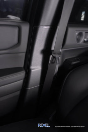 Revel GT Design 23-24 Toyota Land Cruiser Seat Belt Guard (Silver Stitch) 2 pcs/Set - 0