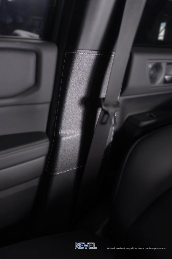 Revel GT Design 23-24 Toyota Land Cruiser Seat Belt Guard (Silver Stitch) 2 pcs/Set